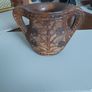 Ex film prop, handcarved hardwood vase Image 4