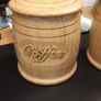 Coffee and sugar wooden canisters Image 2