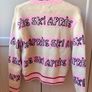 Gorgeous River Island Pink Nephthys Collab Apres Ski Print Cardigan Image 4