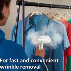 3000 Series Handheld Steamer, Compact and Foldable, 1000W Power, Up to 20g/min Steam, Ready in 30 Seconds, Safe for All Fabrics, No Ironing Board Needed