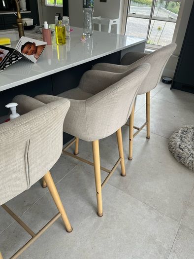Four bar stools in good condition