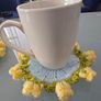 Handmade Crochet Tea & coffee cups Coaster Set Image 7