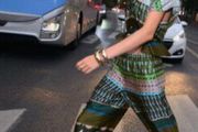 Fab Zara Bloggers Satin Multi Coloured Wide Leg