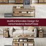 Height-Adjustable Lift-Top Coffee Table XL  with Storage 120 cm Industrial Design Image 4