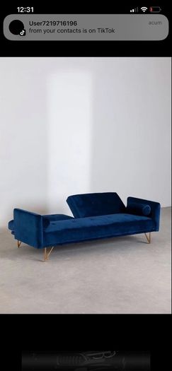 sofa bed velvet