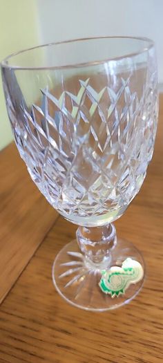 5 Waterford Crystal Sherry Glasses These are Waterford Crystal Boyne sherry glasses