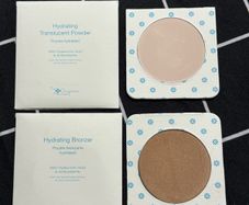 The organic pharmacy full size hydrating translucent powder and hydrating bronzer full size new