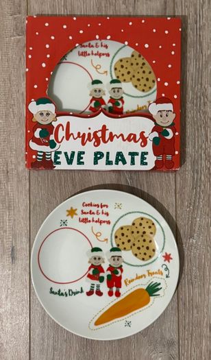 Elf Christmas Eve Plate