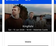 Kingfishr - Malahide Castle 13th June