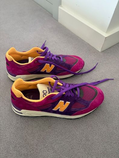 Rare Genuine New Balance 'Lakers' M990PY2 Mens Shoes EU 45