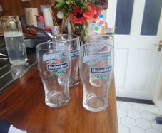 Heineken pint glass