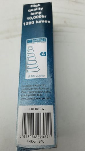 4x6 Pieces Crompton CFL Double Turn DE Non Dimmable