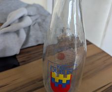 1988 vintage Dublin milk bottle