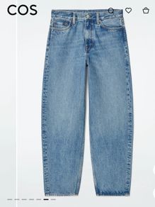 COS barrel jeans size 26 mid blue