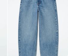 COS barrel jeans size 26 mid blue