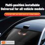 High-Brightness LED Neon Car Window Decoration Light, Wireless Solar Powered, "Devil'S Eye" Triangular Window Lighting, Creating Car Interior Atmosphere Image 2