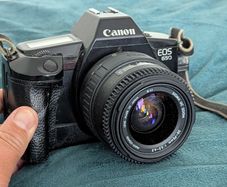 Canon EOS 650 35mm Film Camera with Sigma 28-70mm Lens