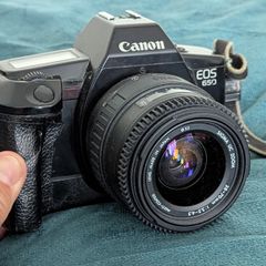 Canon EOS 650 35mm Film Camera with Sigma 28-70mm Lens