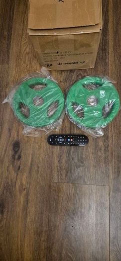 brand new 4x5kilo coloured olympic weight plates