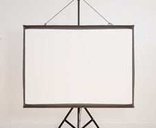 Projection Screen with Tripod 50 Inch
