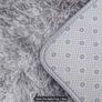 Shaggy Rug Non Slip 200 x 280cm Dark Grey, Coffee Image 3