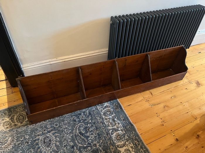 Antique book trough