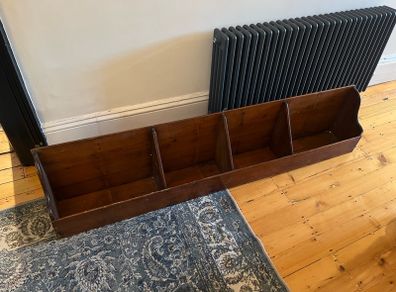 Antique book trough