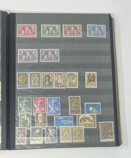 Collection: Cyprus, Greece, Italy and San Marino Stamps both mint an commemorative stamps on 41 pages