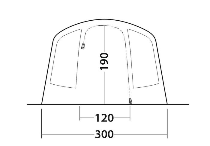 Outwell Sunhill 5 Air Beam Tent New