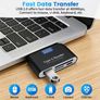 4-in-1 OTG Card Reader, Multi-Function High-Speed Video and Photo Transfer SDTF Card Reader Writer Adapter, Image 6