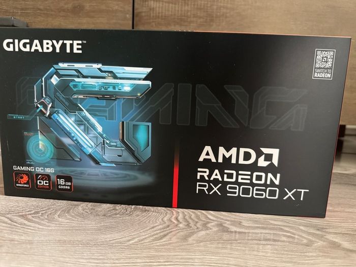 Gigabyte Radeon RX 9060 XT Gaming OC 16GB GDDR6