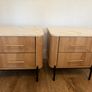 Pair of 2-Drawer Bedside Lockers Image 3