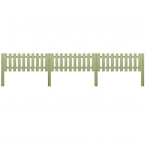 Picket Fence Impregnated Pinewood 5.1 m 110 cm 6/9cm