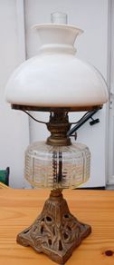 Classic vintage kerosene oil lamp