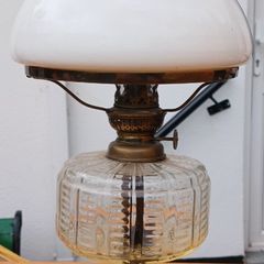 Classic vintage kerosene oil lamp