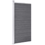 Fence Panel WPC 95x186 cm Grey Image 2