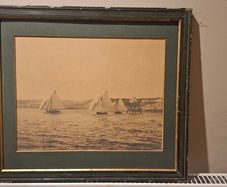Old Maritime Picture of Yacht's racing in Cobh