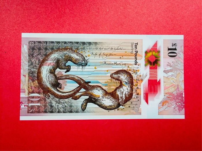 Scotland  10 Pounds  2016   Pick 371a. UNC  Polymer / Plastic .