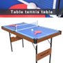 Foldable Games Table 3 in 1 Combo Game Table, Folding Pool Table/Billiard Snooker Table, Air Hockey Table, Table Tennis Table with All Accessories, 55 Inch Image 6
