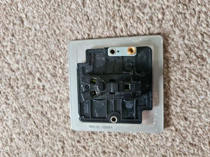 Low Profile Brushed Chrome 1 Gang 2 Way Light Switch