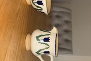 Nicholas Mosse Rare Blue Tulip Milk and Sugar Set