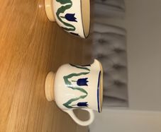 Nicholas Mosse Rare Blue Tulip Milk and Sugar Set
