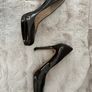 LK Bennett Pewter Heels Image 2