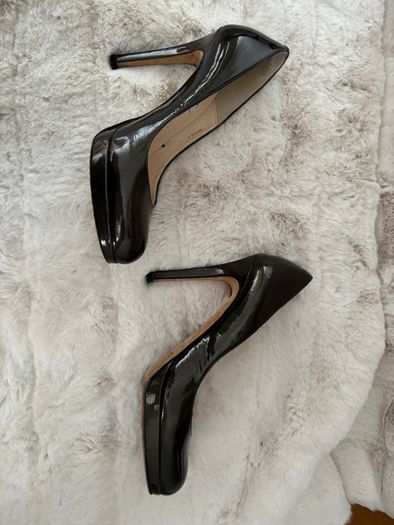 LK Bennett Pewter Heels