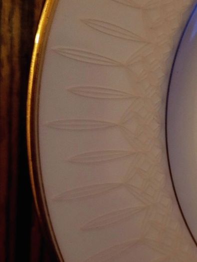 Vintage Waterford "lismore" salad plates x 5