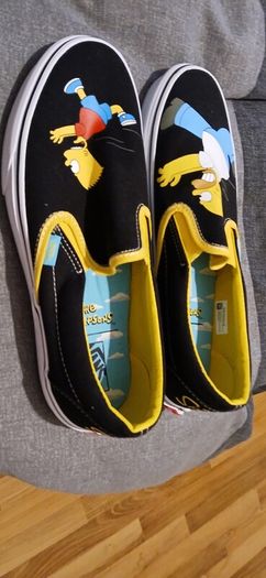 simpsons vans shoes