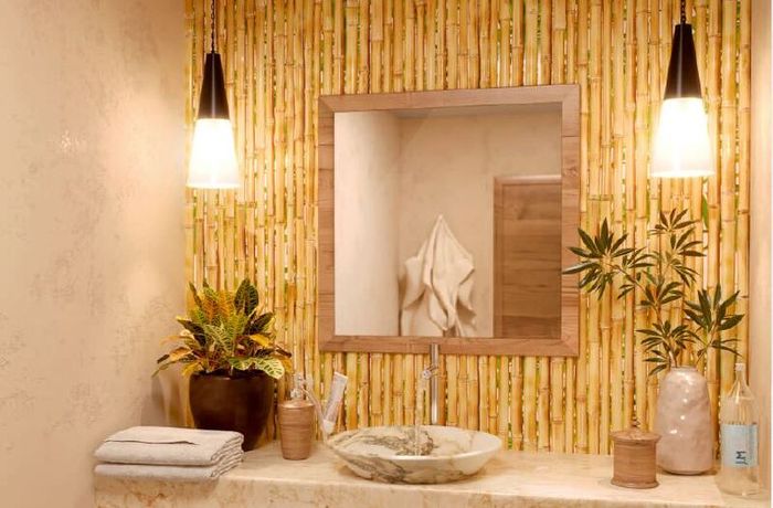 Bamboo Style PVC Wall Panels 0.4 mm 947mm x 503mm