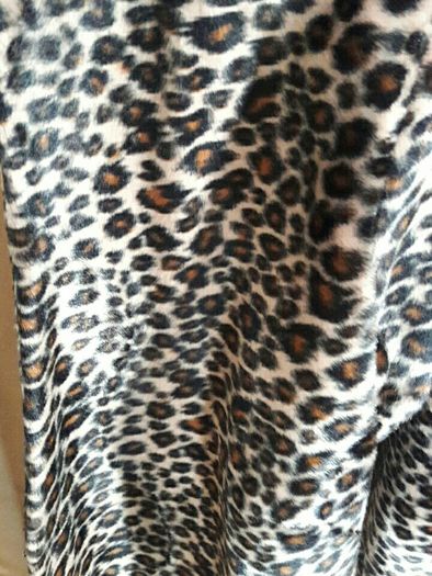 Womens  Leopard print short jacket by FRANSA Size Medium