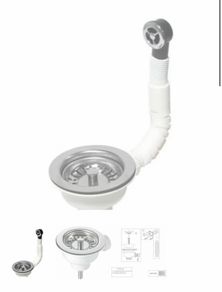 NEW Rangemaster Basket Strainer Waste Kit