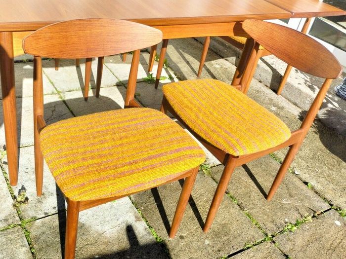 Mid Century Vintage G Plan Kofod Larsen Danish Range Dining Set